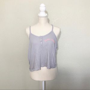 🌿VS Pink Nappy Hour Tank Top Size Large